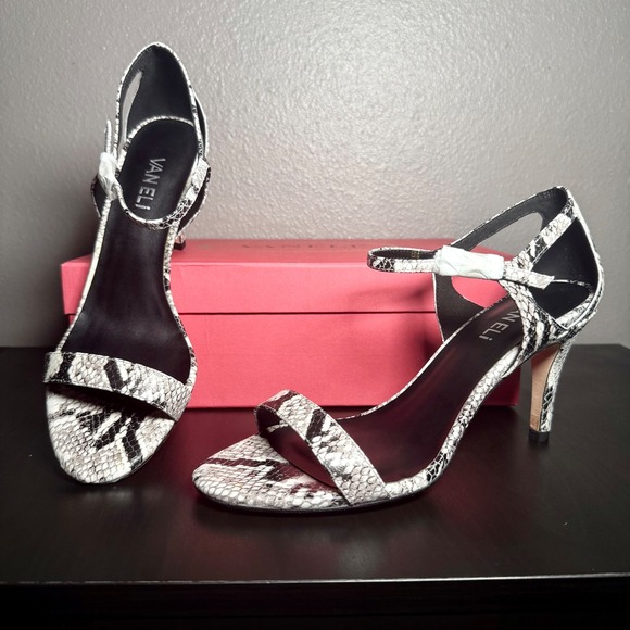 Vaneli Berk Snake Ankle Strap Sandals - Picture 7 of 7